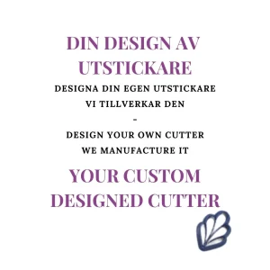 Din design av utstickare – startavgift – inkl. 1 utstickare