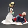 Dykare-och-Fallskarmshoppare-tartfigur Personlig Cake Topper / Tårtfigur