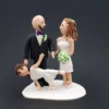 familj-med-barn-tartfigur Personlig Cake Topper / Tårtfigur