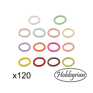 Motringar 10mm Flerfärgade 120st
