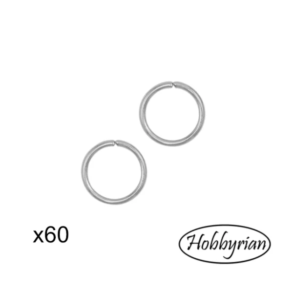 motringar-silver-mässing-10mm Motringar 10mm silverpläterade 60st